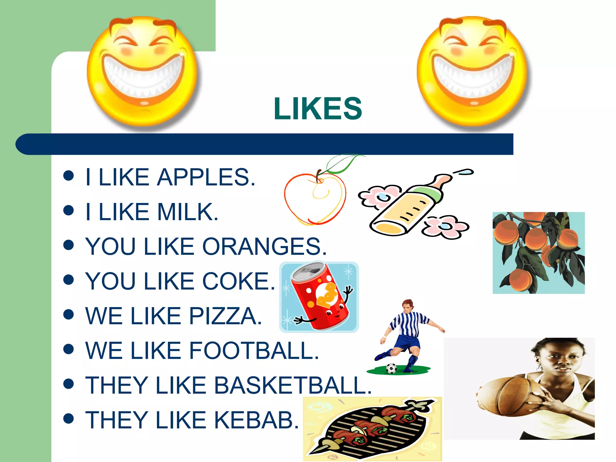 Likes & Dislikes | PPT | Free Download
