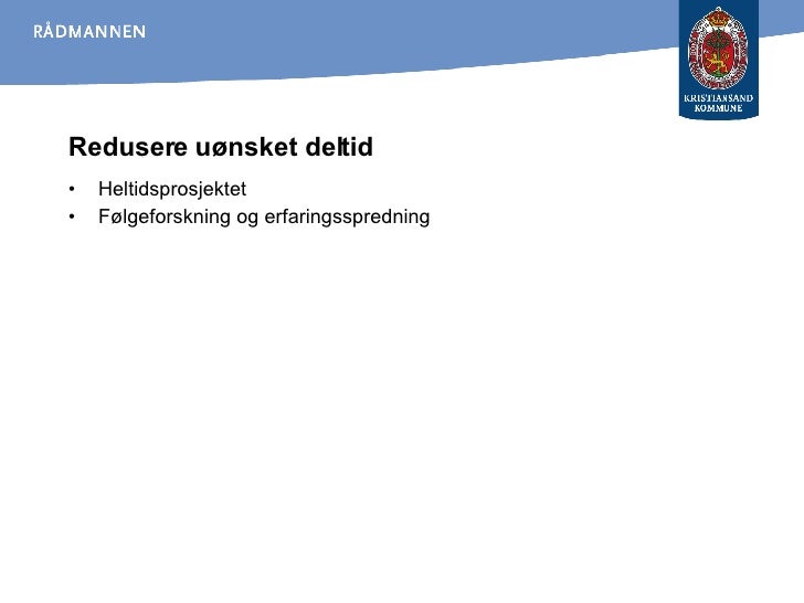 Likestillingsseminar I Kristiansand Kommune 141008