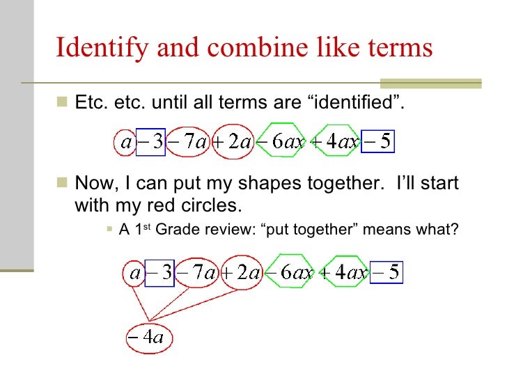Combining Like Terms and Solving Equations
