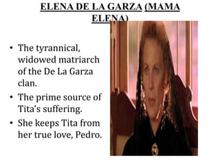 Mama Elena Like Water For Chocolate
