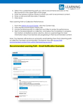 Getting Started as an Administrator in LinkedIn Learning | PDF