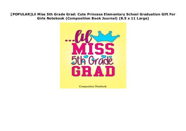 elementary school graduation gift girl