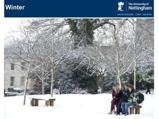 Thursday, March 31, 2016 Event Name and Venue 15
Slide one - introduction
• Example line of text
Second level
• Third level
– Fourth level
Winter
 