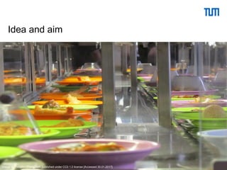 10Dorothea Lemke (TUM) | University Library
Idea and aim
Image: © Risager - Flickr.com, published under CC0 1.0 license [Accessed 30.01.2017]
 