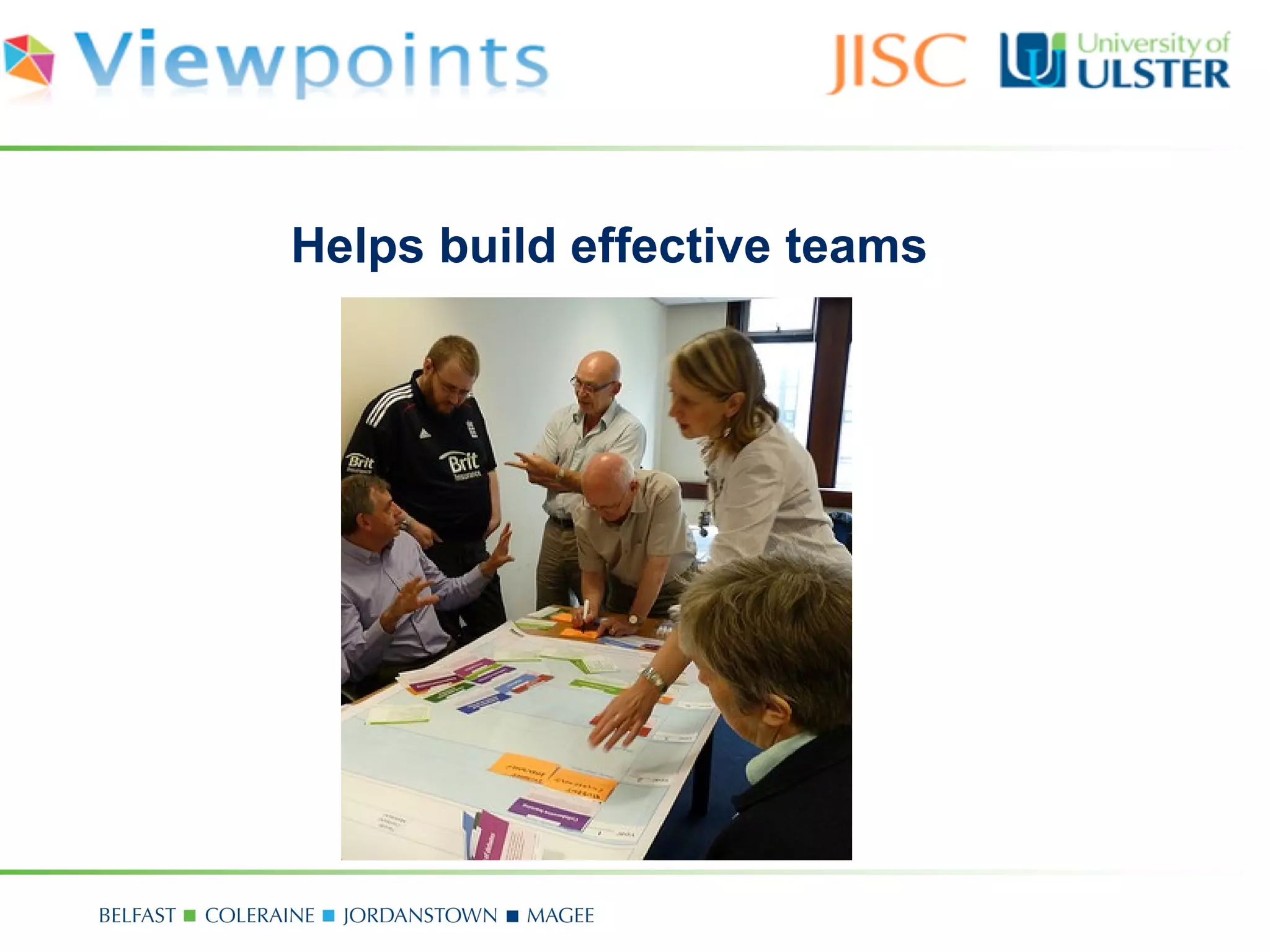 Helps build effective teams
 