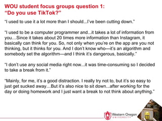 Brookbank, E. How university students use TikTok to search for ...