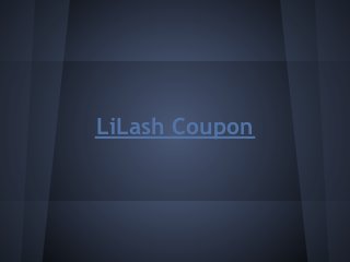LiLash Coupon
 