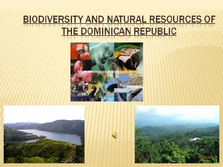 Natural resources of Dominican Republic
