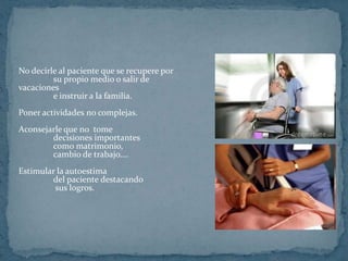 Las comidas deben servirse	en áreas bien vigiladas.Realizar registro periódicos	de habitaciones.La administración de	medicamentos debe	asegurarse que se los 	ha tragado.