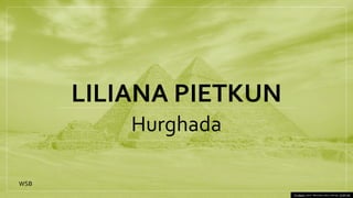 LILIANA PIETKUN
Hurghada
To zdjęcie, autor: Nieznany autor, licencja: CC BY-NC
WSB
 