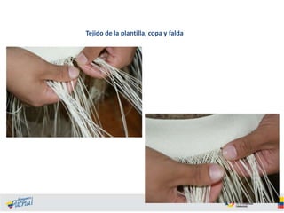 Tejido de la plantilla, copa y falda

 