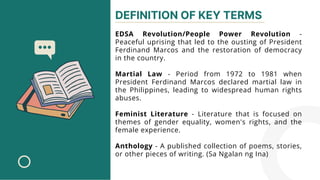 Survey of Philippine Literature in English - Lilia Quidoza Santiago as ...