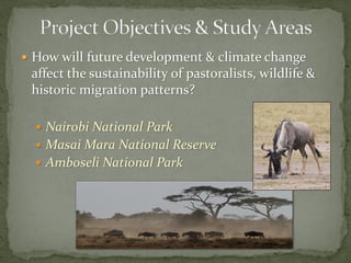 Alternative futures for Kenya’s national parks and wildlife reserves