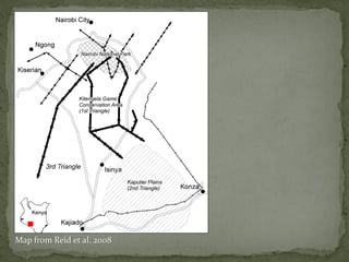 Alternative futures for Kenya’s national parks and wildlife reserves