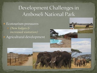 Alternative futures for Kenya’s national parks and wildlife reserves