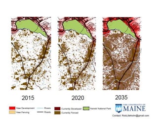 Alternative futures for Kenya’s national parks and wildlife reserves
