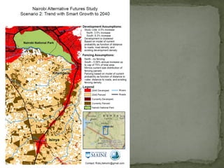 Alternative futures for Kenya’s national parks and wildlife reserves