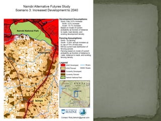 Alternative futures for Kenya’s national parks and wildlife reserves