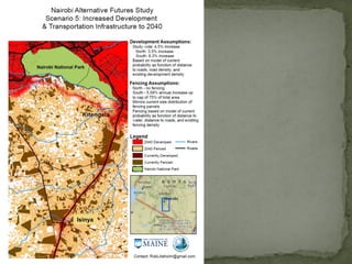 Alternative futures for Kenya’s national parks and wildlife reserves
