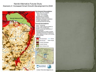 Alternative futures for Kenya’s national parks and wildlife reserves