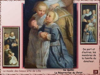 De Quillin 
De part et 
d’autres, les 
membres de 
la famille du 
donateur. 
La Résurrection du Christ 
24 
 