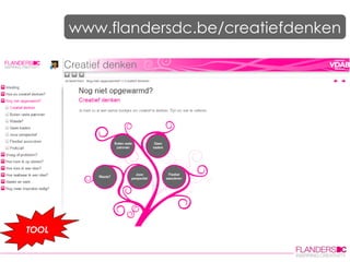 TOOL www.flandersdc.be/creatiefdenken 