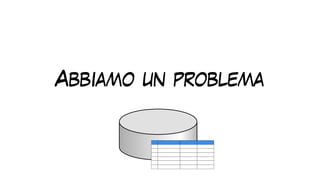 Abbiamo un problema
 