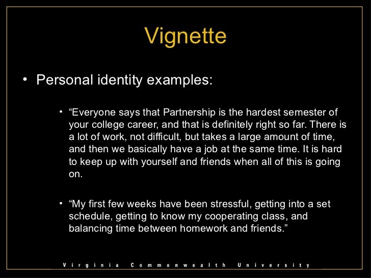 wallpapers Vignette Examples About Yourself faculty and student perspectives of
