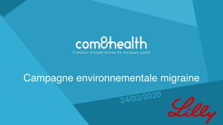 Campagne environnementale migraine
24/02/2020
 