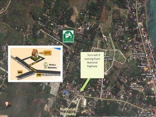 • Turn left if
           coming from
             National
             highway




National
Highway
 