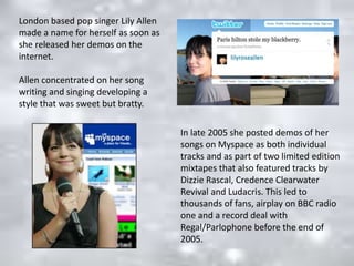 Lily allen star analysis | PPTX