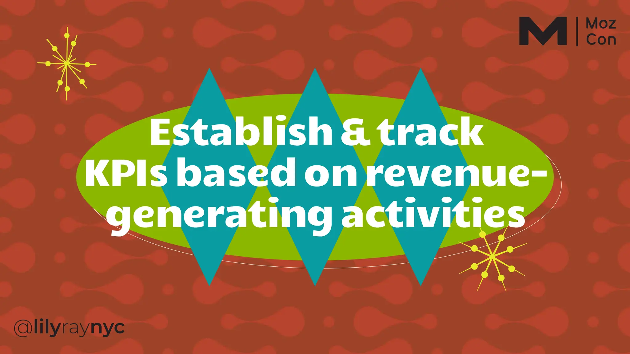 Establish&track
KPIsbasedonrevenue-
generatingactivities
 