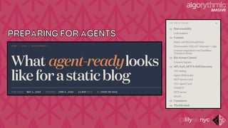 PREPARING FOR AGENTS
 