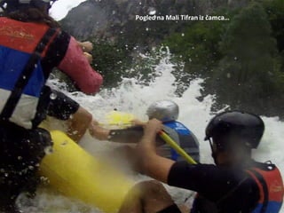 Pogled na Mali Tifran iz čamca…
 