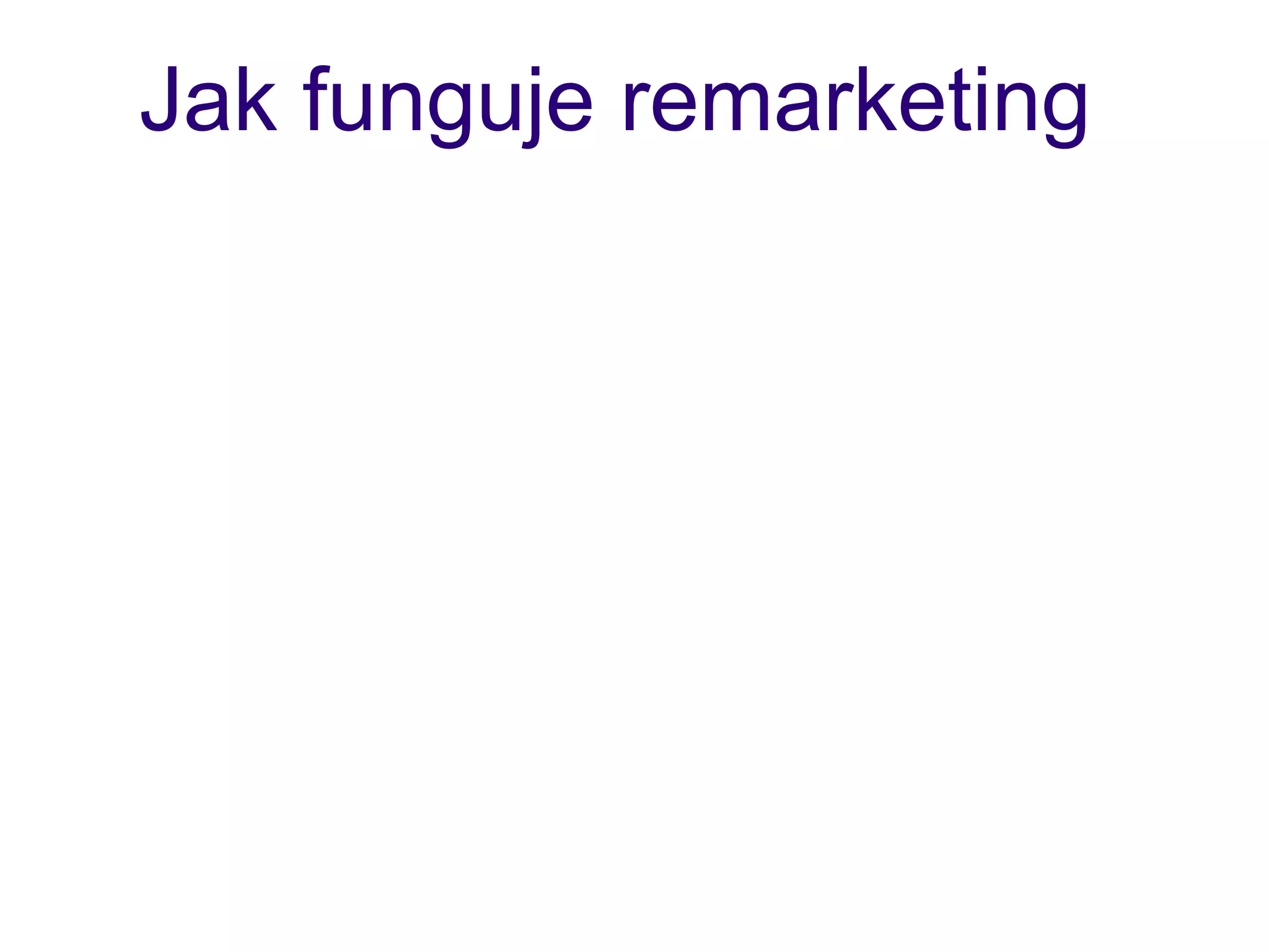 Jak funguje remarketing
 