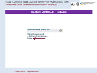 CLASSE VIRTUALE -  materiali 