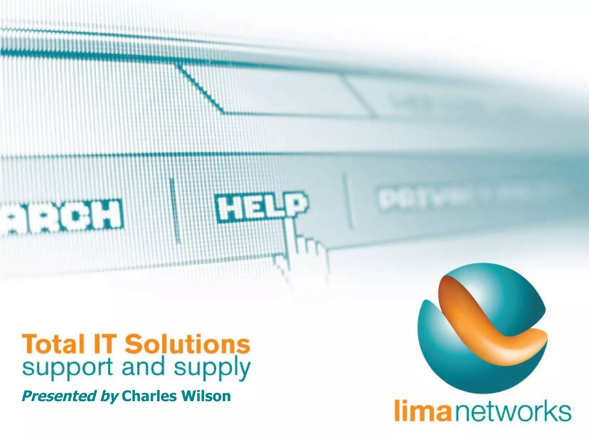 Presented by  Charles Wilson 