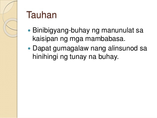 Limang Elemento Ng Nobela