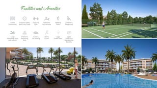 Facilities and Amenities
Gated
Community
Large
Swimming Pools
with Jacuzzi
Entrance Gates
with Entry Code
Children’s
Swimming
Pool
Club and
Gym
Surface
Car Parking
Extensive
Sun Terraces
Tennis
Courts
Walking
Paths
Large
Green Areas
Children’s
Playground
Leptos
Gold Card
Membership
Beneﬁts
 