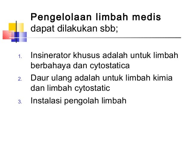 Limbah medis (rumah sakit)