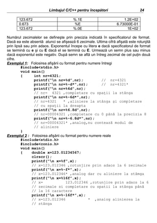 Limbajul c c pentru incepatori | PDF