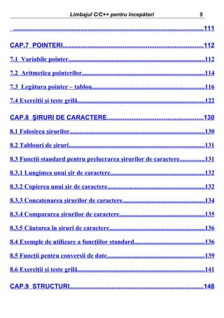 Limbajul c c pentru incepatori | PDF
