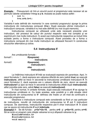 Limbajul c c pentru incepatori | PDF