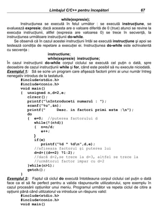 Limbajul c c pentru incepatori | PDF
