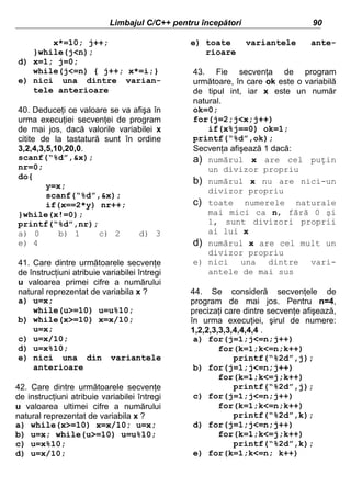 Limbajul c c pentru incepatori | PDF