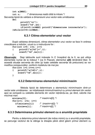 Limbajul c c pentru incepatori | PDF
