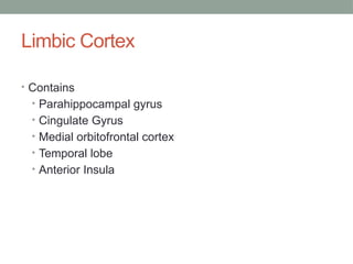 limbic system and hypothalamus for neurologiy | PPTX