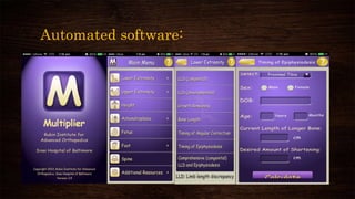 Automated software:
•
 
