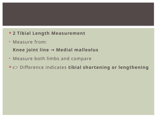 ASSESSMENT OF LIMB LENGTH DISCRIPPANCY .pptx