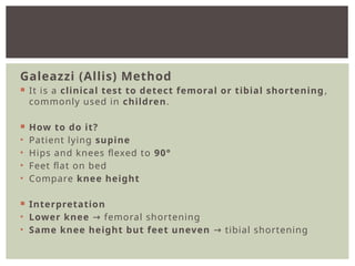 ASSESSMENT OF LIMB LENGTH DISCRIPPANCY .pptx